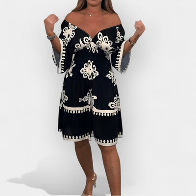 Καλοκαιρινό Boho Φόρεμα με Σχέδιο
