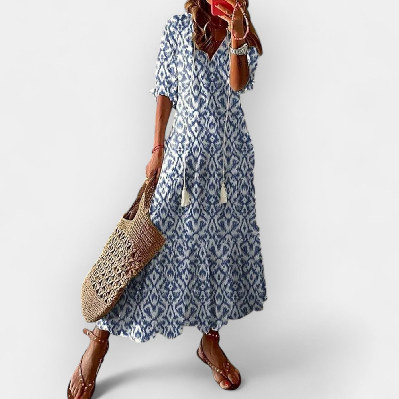 Μάξι Boho Φόρεμα